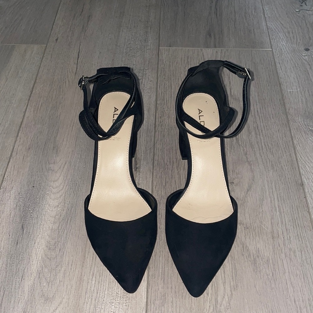 Aldo mid block low heel | size 7.5